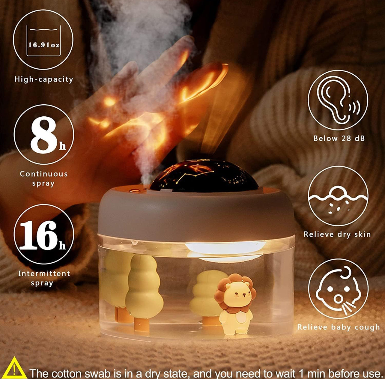 Baby Room Humidifier & Projector