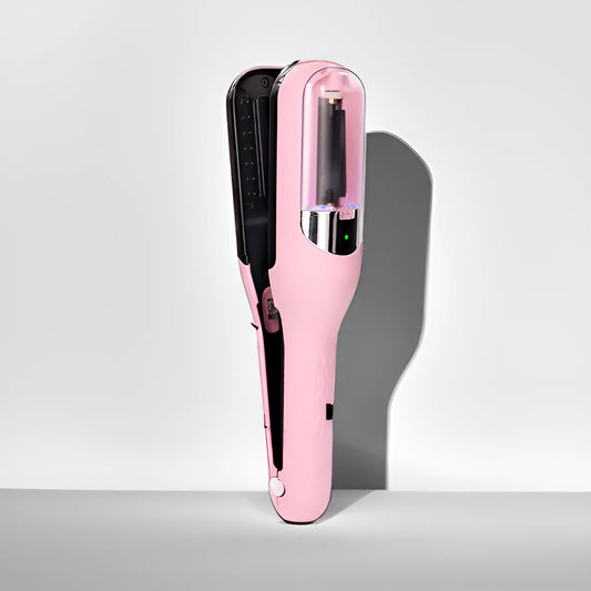 Rechargeable 2-in-1 Hair straightener and trimmer